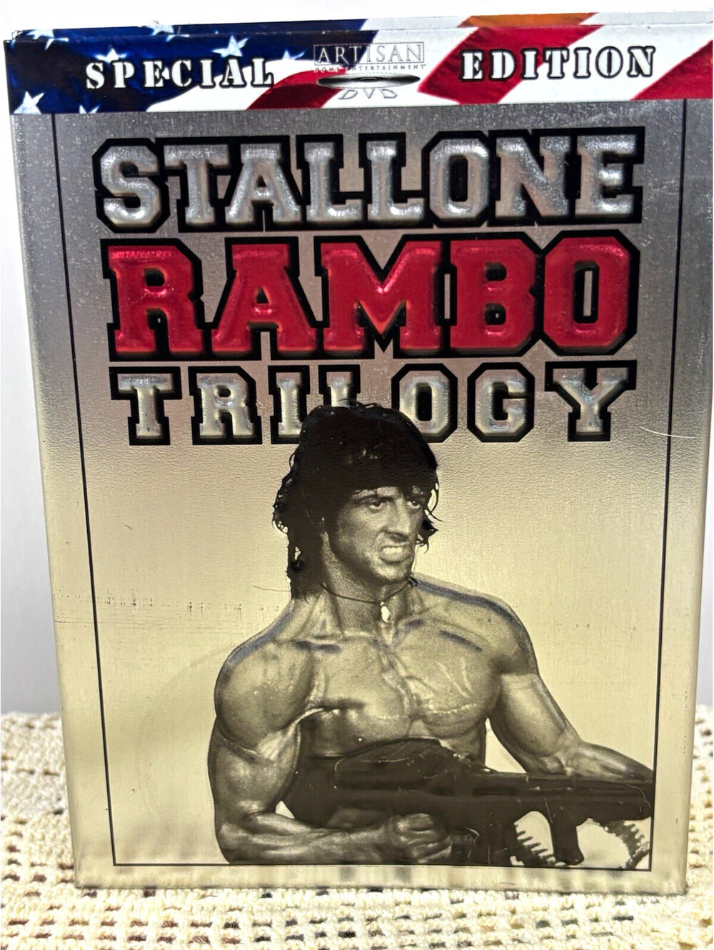 DVD Rambo Trilogy Stallone Special Edition Widescreen + Bonus Features Spanish